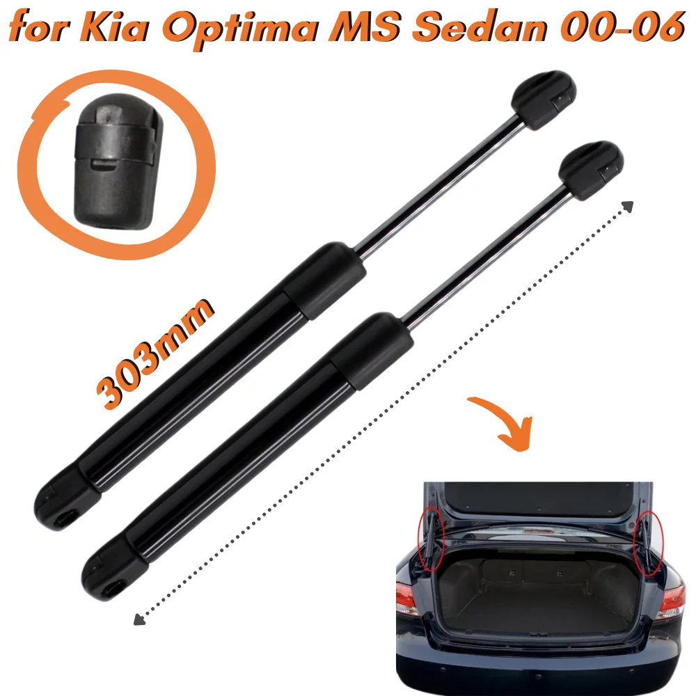 

Qty(2) Trunk Struts for Kia K5 for Kia Optima MS Sedan 2000-2006 Rear Tailgate Boot Lift Supports Gas Springs Shock Absorbers