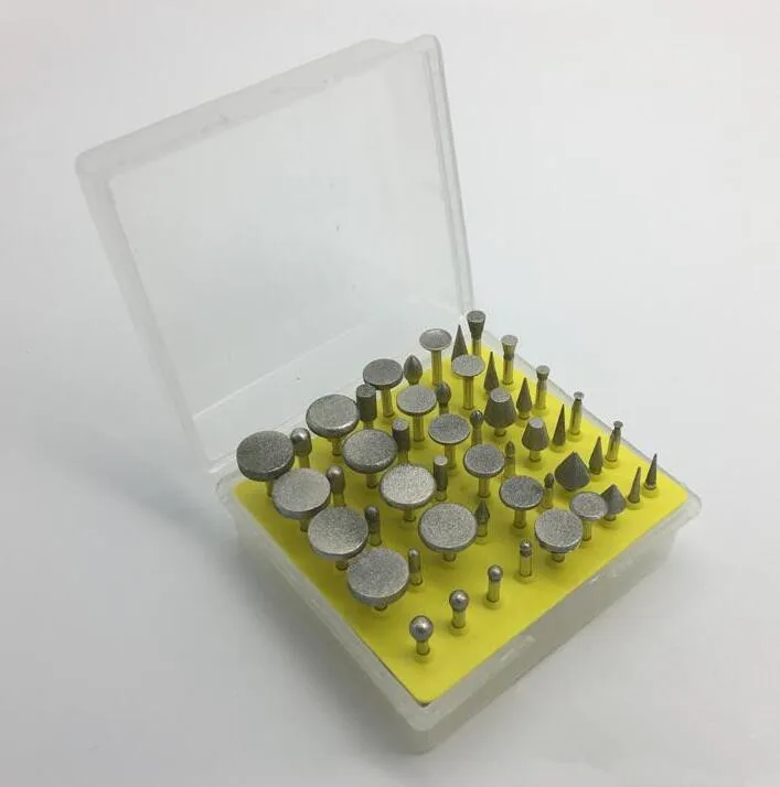 50pcs diamond Electroplate coated grinding head 1/8\