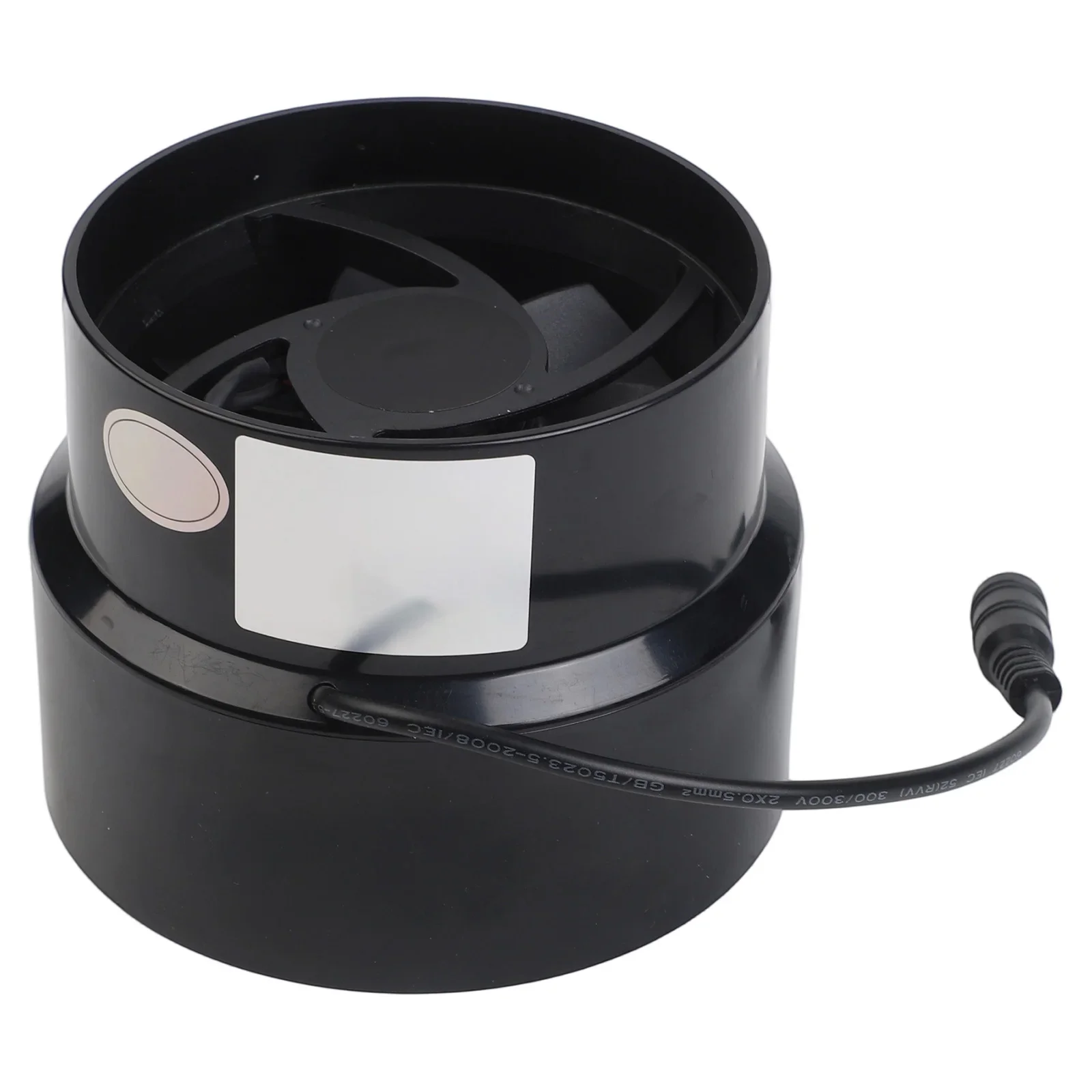 Quiet Ventilation Black Duct Fan Quiet Exhaust Fan For Home Tools Ventilation Fan Efficient Airflow Up To 110m