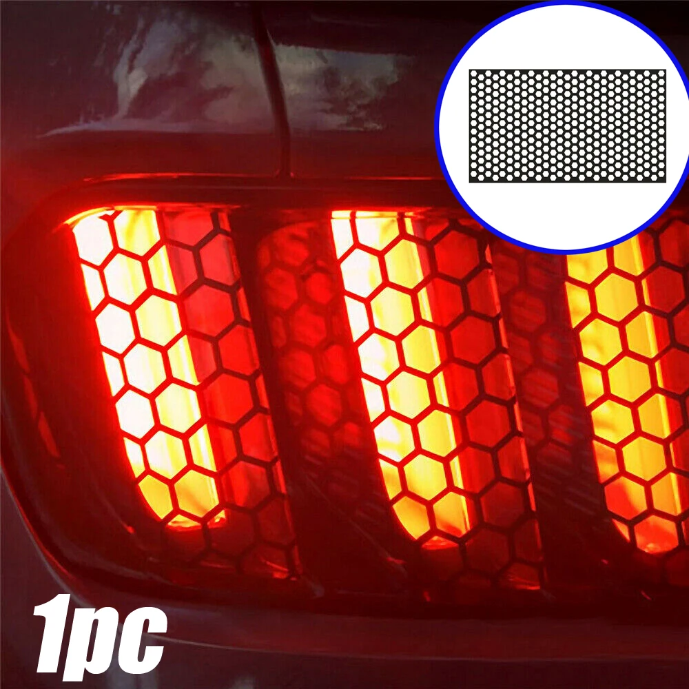 1pc Universal Car Rear Tail Light Decorative Sticker Car Headlight Film Car Taillight Decal Cover Auto Exterior Accessories