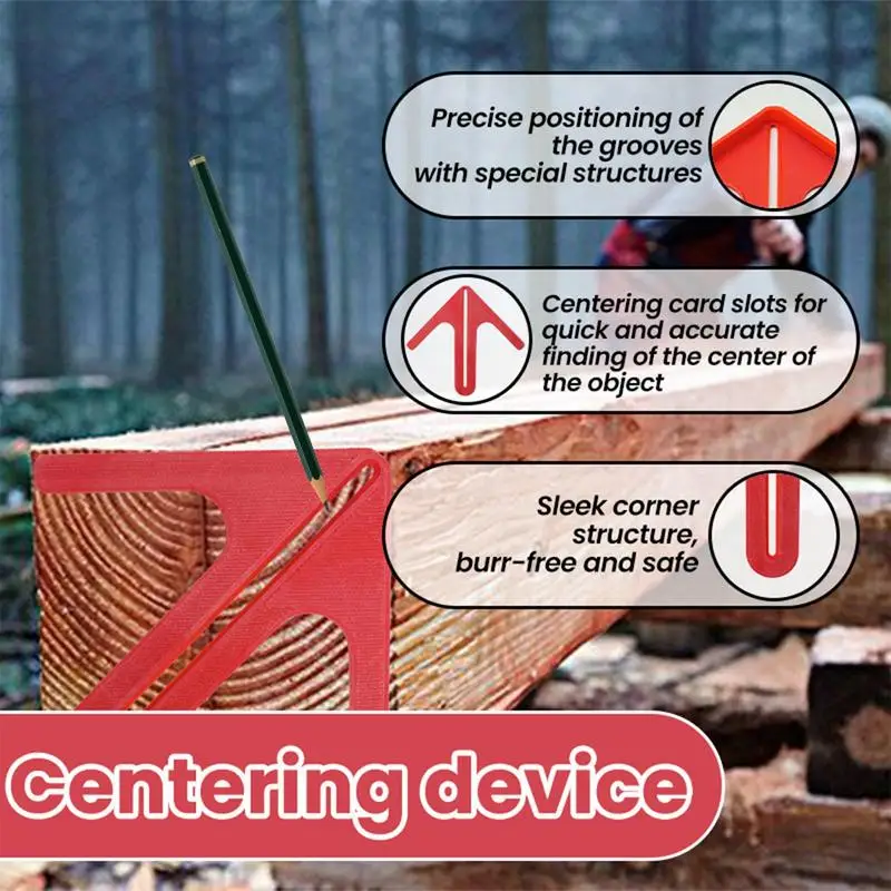 

Center Finder Woodworking Work Piece Center Locator Engraving Work Piece Centering Device Woodworking Locator Accessories For