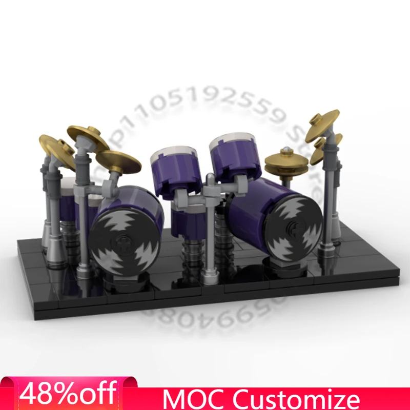 

Набор для сборки римского барабана (115 деталей, без хромирования) MOC, модульный конструктор, креативный DIY-набор, праздничный подарок