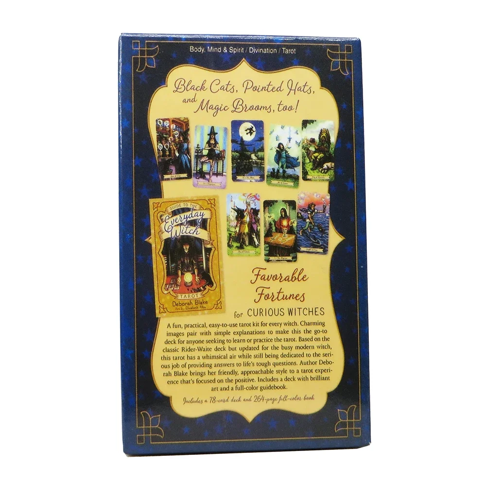 New Everyday Witch Tarot Cards and Guidebook Card Fate Divination Game Tarot Deck For Party Holiday Gift Board Games