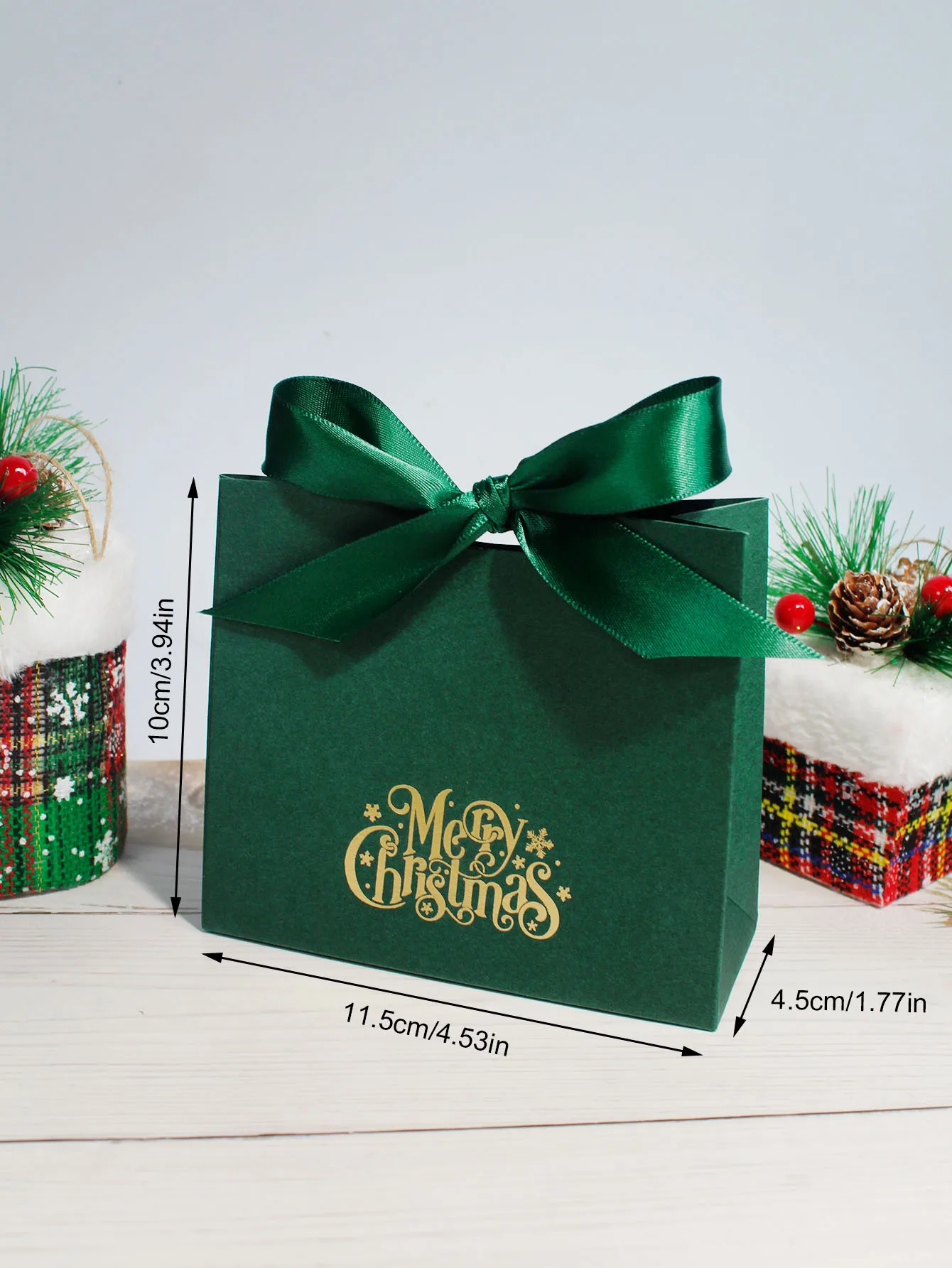 New Christmas Gift Boxes Santa Claus Candy Box Merry Christmas Packaging New Year 2024 Xmas Wrapping Gift Bags Supplies ﻿