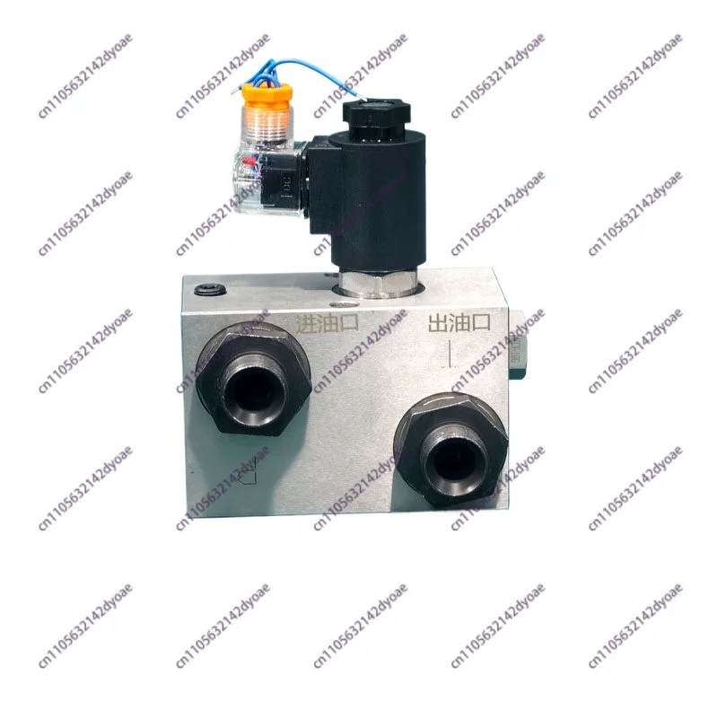 

controlled large flow oil circuit on-off valve Electric pressure-maintaining and discharge two-position two-way switch valve