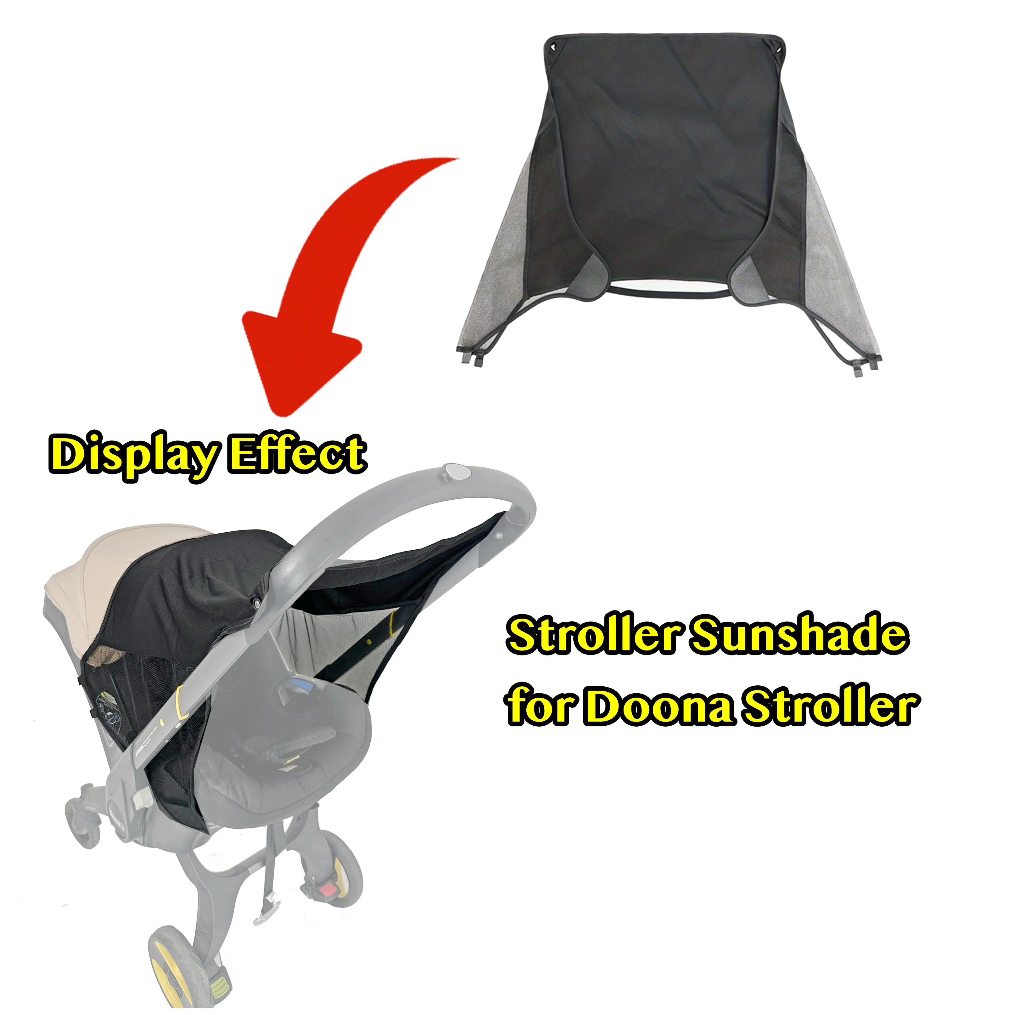 Summer Sun Shade Cover for Doona Stroller – Full Coverage UV Protection for Baby, Outdoor Stroller Accessories