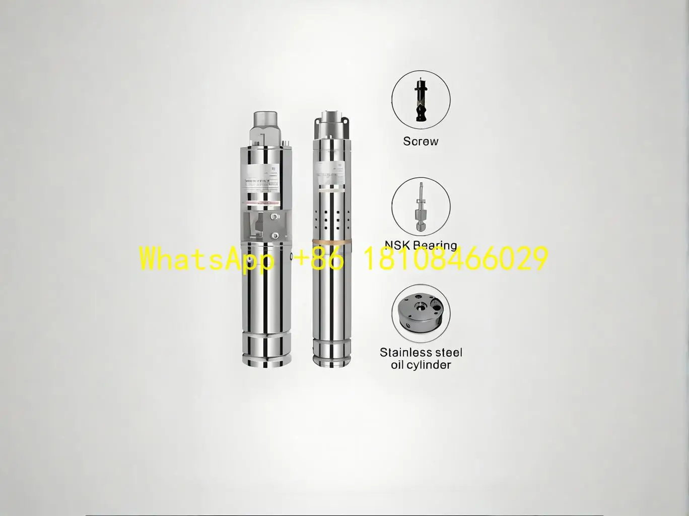 Bomba de agua solar de 1000W, 150V CC, 35m de elevación, 14,2 m3/h, certificación ISO, 2 años de garantía para riego agrícola