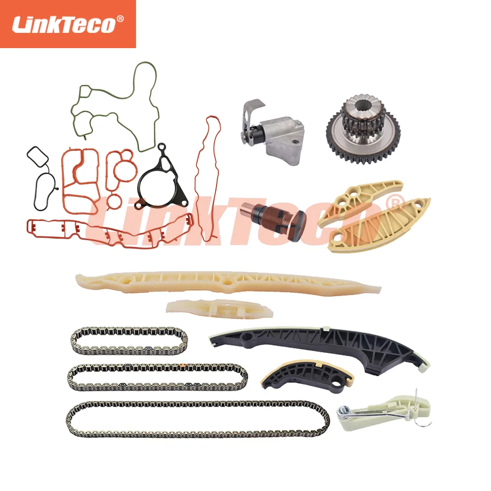 Engine Con Rod Bearing Head Gasket Bolts Valve Set Piston Timing Chain Kit Fit 2.0 L L4 GAS EA888 For Audi A3 VW Polo 2.0L 06-20