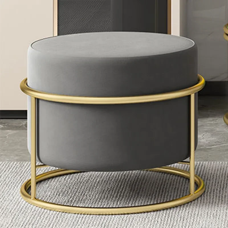 

Round Stools Portable Pliant Aesthetic Morden Stools Multifunction Affordable Luxury Taburete Pegable Portatil Home Furniture