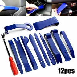 12pcs Set Trim Wedge Plastic Mounting Lever Release Lever Disassembly Tool Set