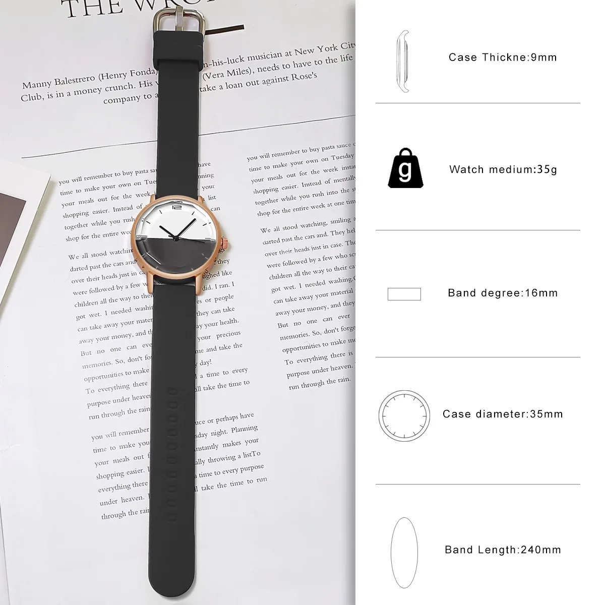 2024 New Women Watch Fashion Silicone Strap Quartz Watch Student Sports Wristwatch Relojes Para Mujer Dropshipping Clock