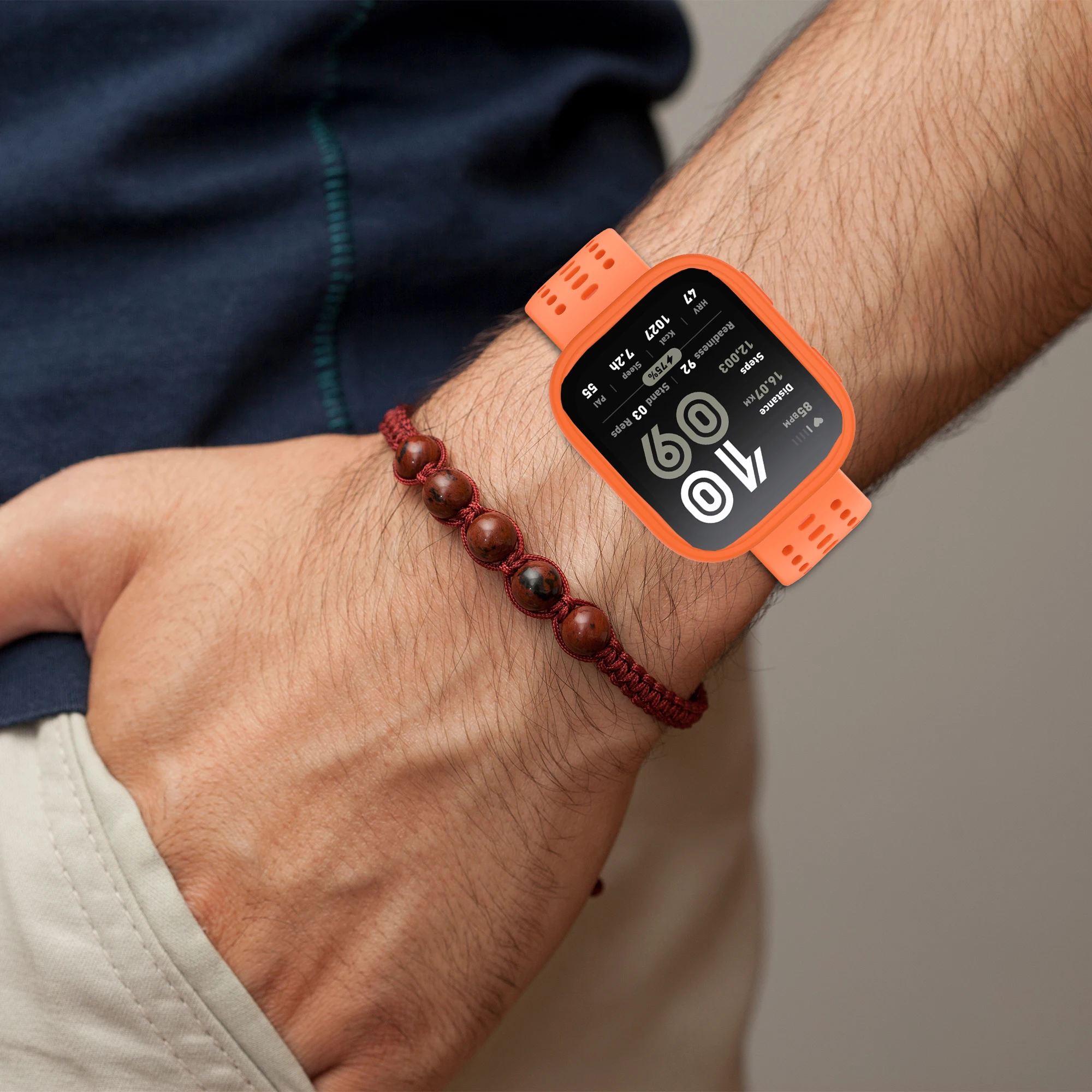 Original Silicone+Case For Amazfit Bip 6 Strap accessories Soft breathable Correa+Protective Bumper cover for Amazfit Bip6 band image 4