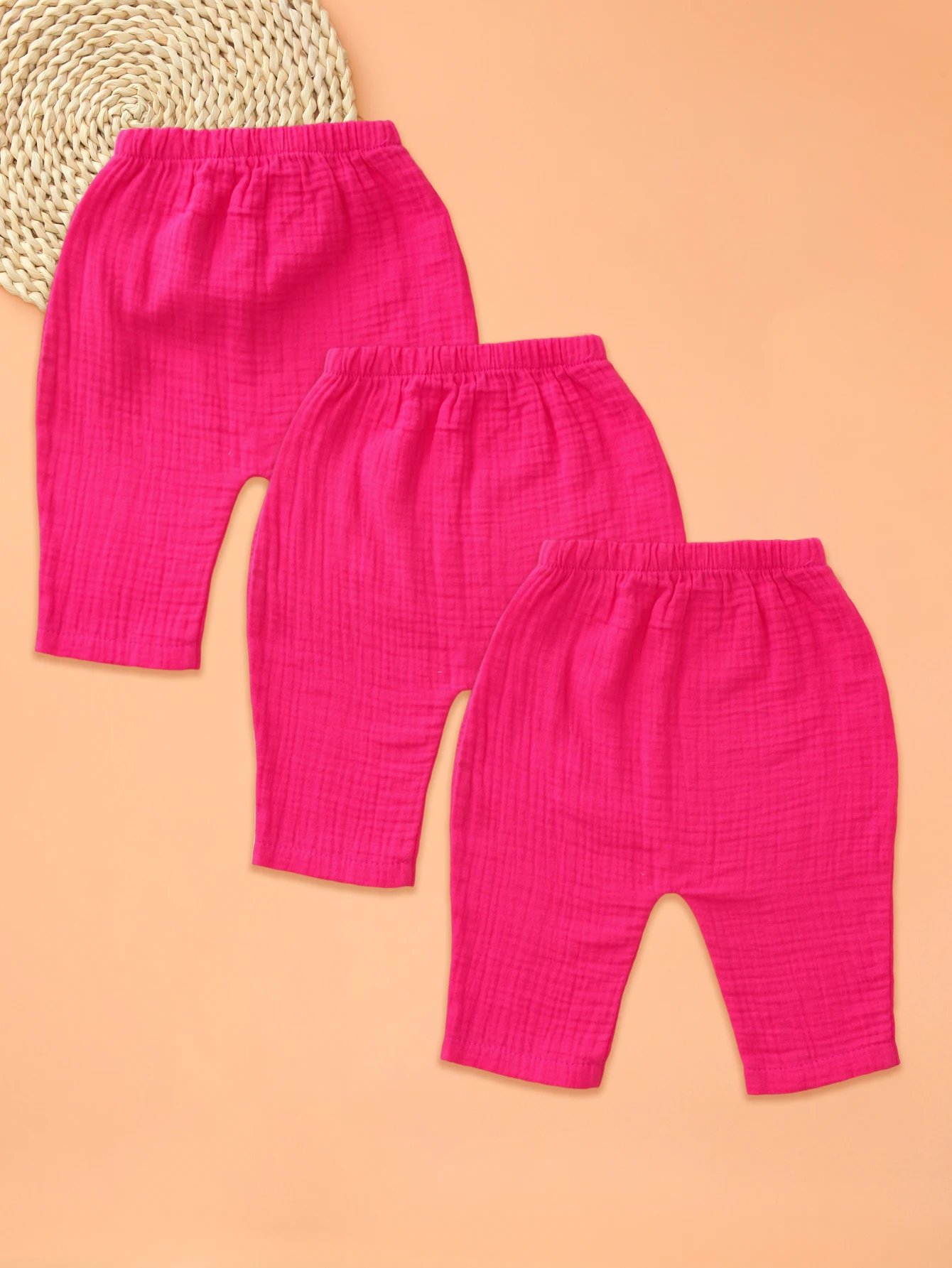 

Комплект из 3 штанов для маленьких девочек, спортивные штаны для малышей, леггинсы для бега для младенцев от 6 месяцев до 3 лет, мягкие хлопковые штаны для малышей