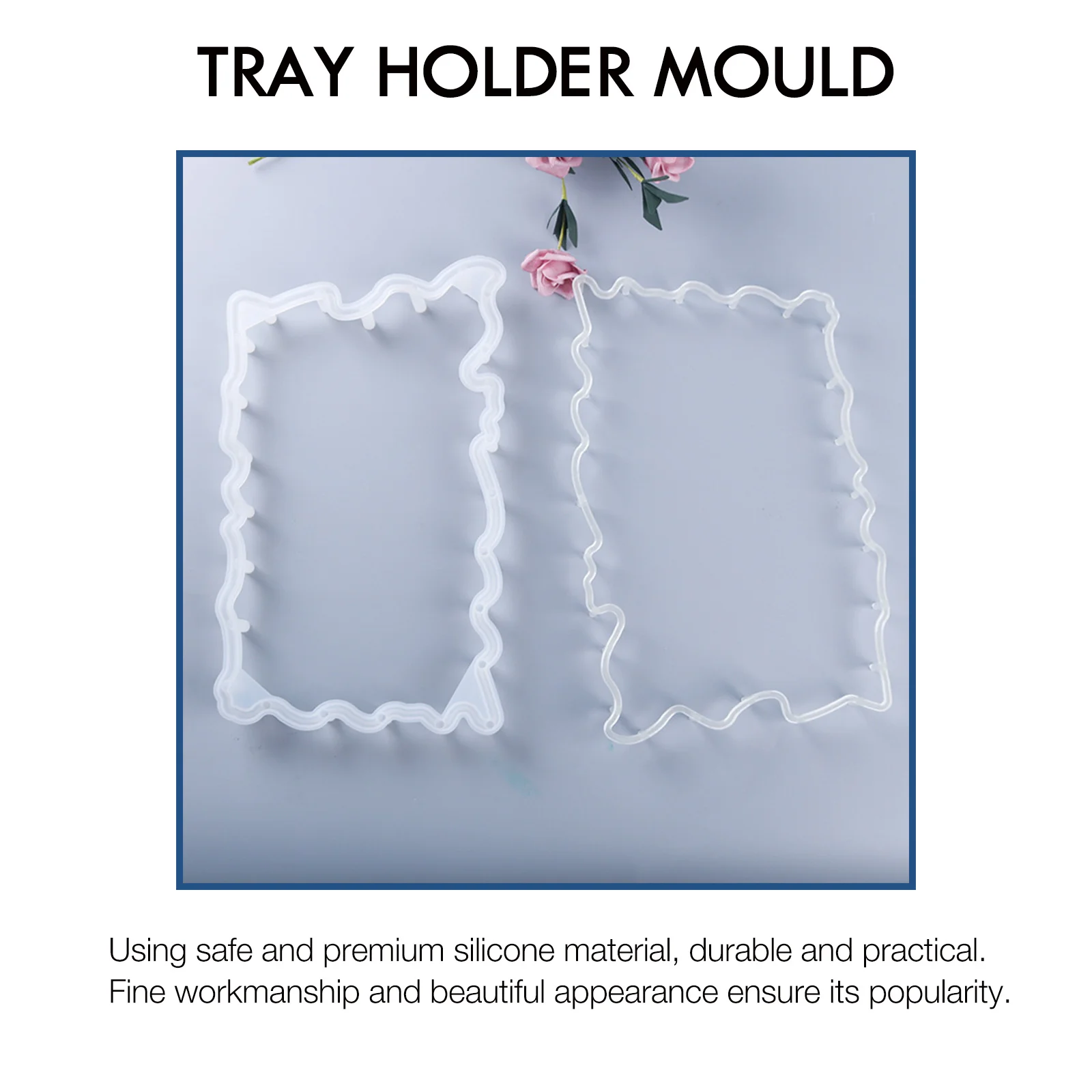 

Silicone Mold Tray Holder For Crystal Epoxy Resin Crafts Diy Making Tool Jewelry Accessories Handicraft Mould