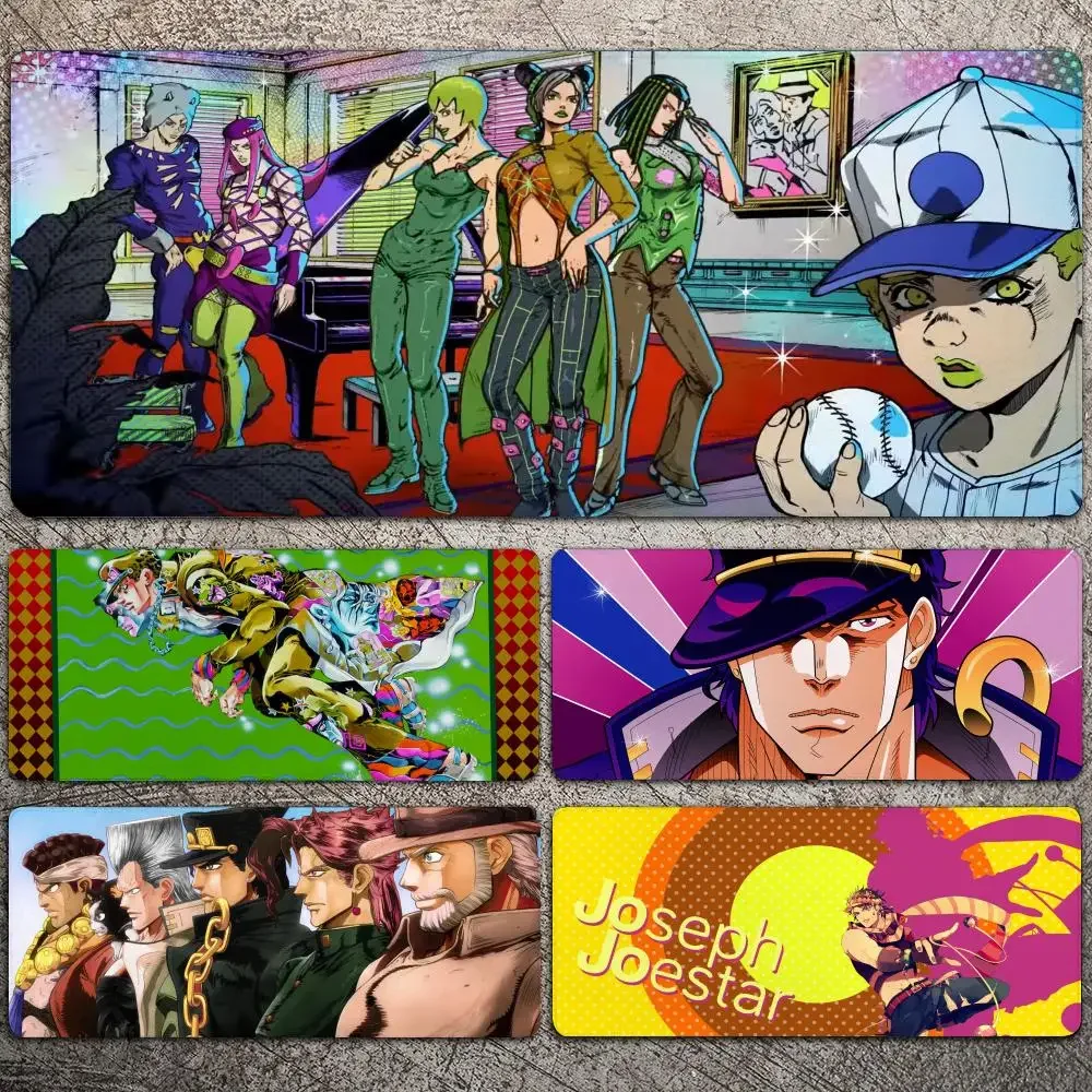 

JoJo's Bizarre Adventure Mousepad Large Gaming Mouse Pad LockEdge Thickened Computer Keyboard Table Desk Mat