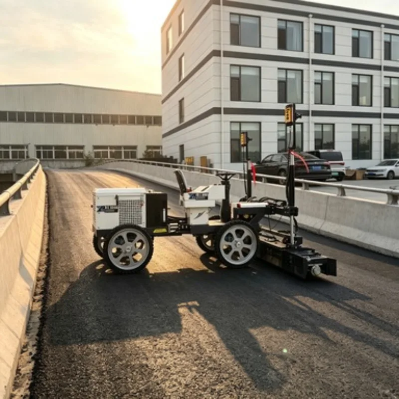 Automatic Self Leveling 4 Wheel Concrete Laser Screed Machine In Stock