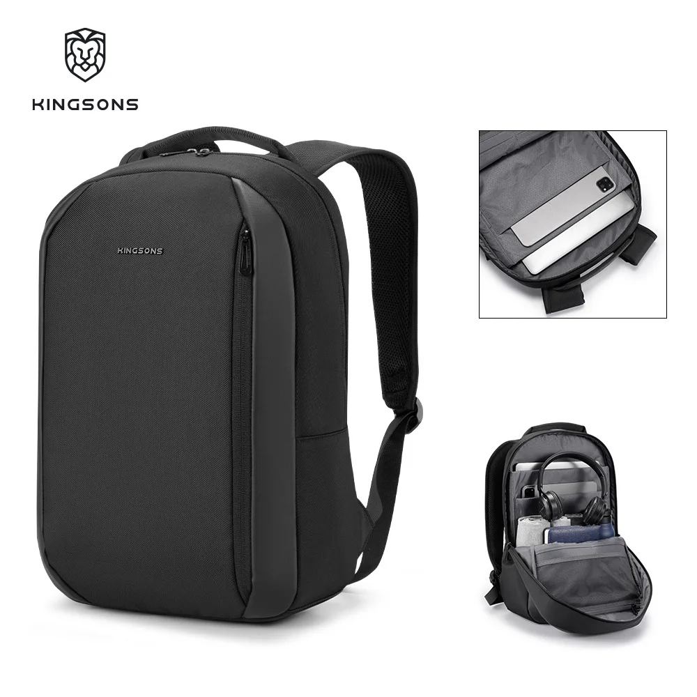 

Kingsons backpack men lightweight Waterproof Large Back Pack Travel Male Laptop Bag Business Casual 15inch Laptop Bag