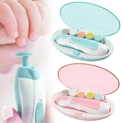 Aparador de unhas elétrico do bebê, Kid Nail Polisher Ferramenta, Cortador de unha multifuncional do cuidado do bebê, Conjunto de manicure infantil