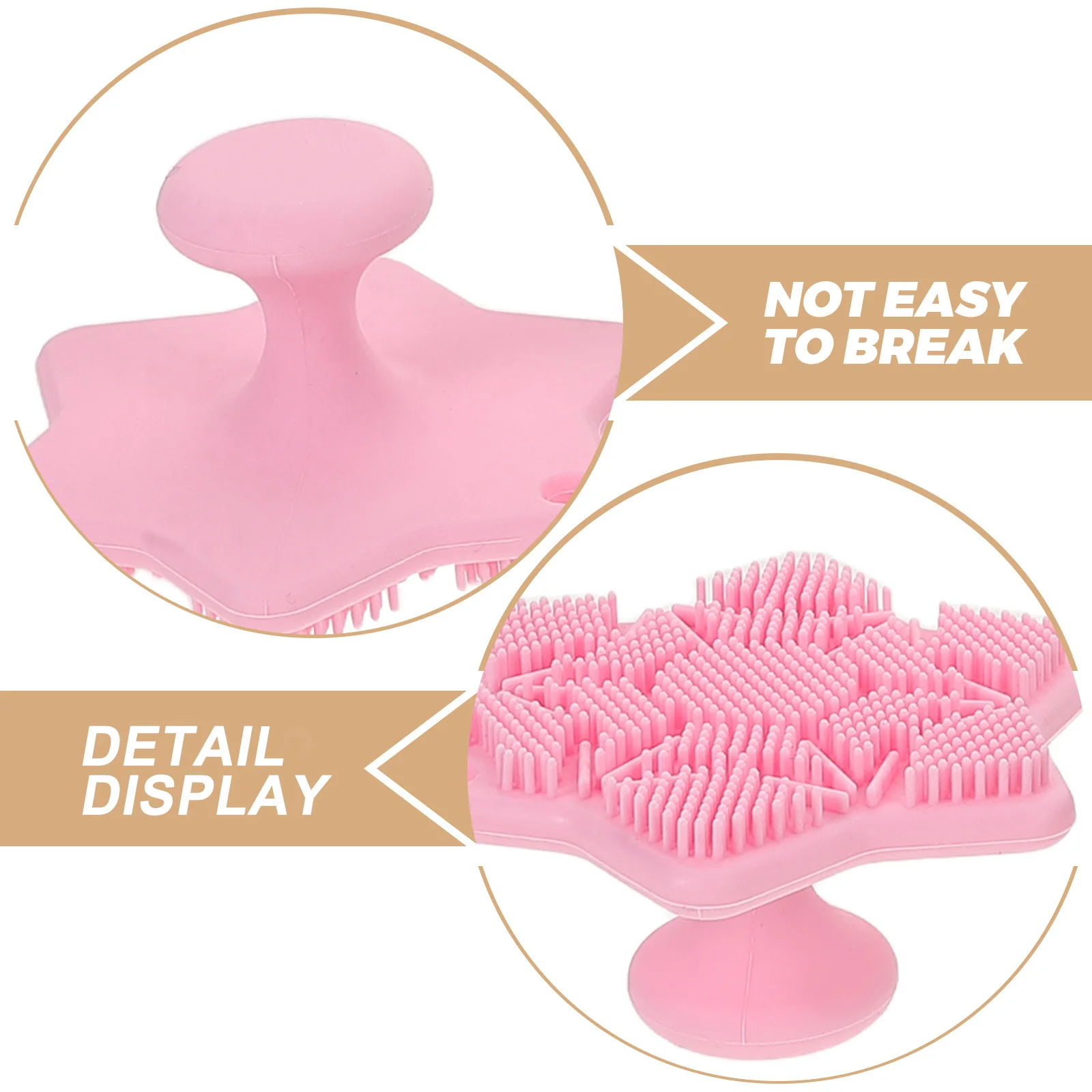 4 stuks siliconen gezichtsscrubber zachte haren zachte peeling diepe poriënreiniging waterdichte draagbare mini-gezichtsborstel voor vrouwen