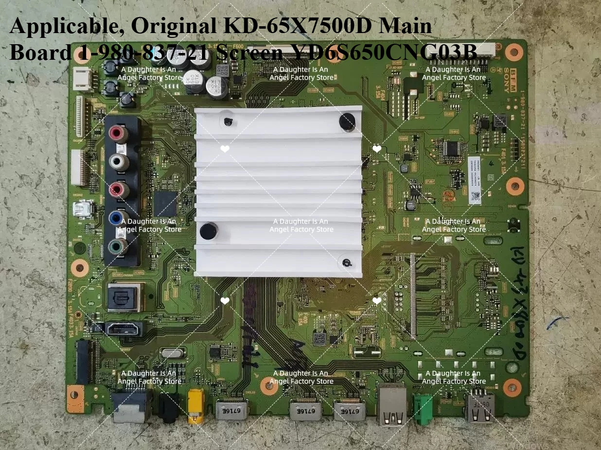 Applicable, Original KD-65X7500D Main Board 1-980-837-21 Screen YD6S650CNG03B