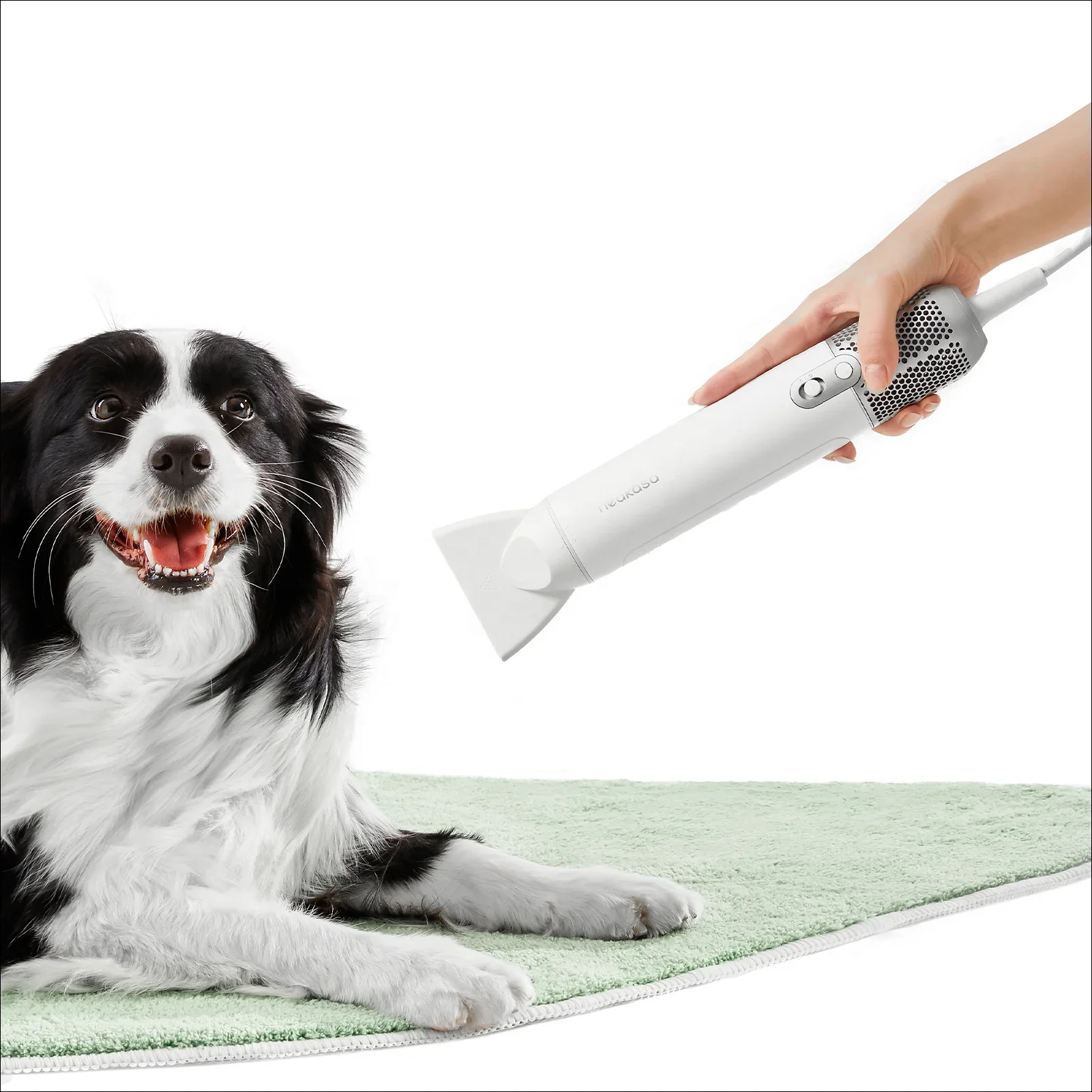 Neakasa (FKA Neabot) Low Noise Temperature 3 Level Portable Pet Grooming Handheld Dog Hair Blower Dryer
