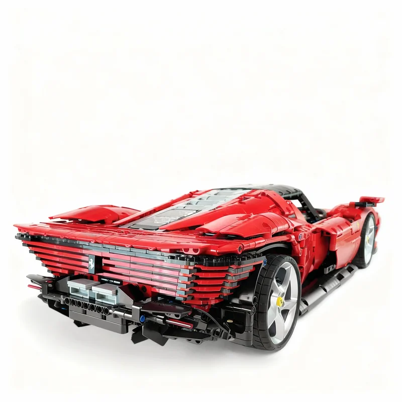 4069ピース MOC テクニカル フェラーリ デイトナ RC MOD パワードモーター モデルビルディングブロック アーキテクチャ DIY おもちゃ クリスマスギフト 教育玩具