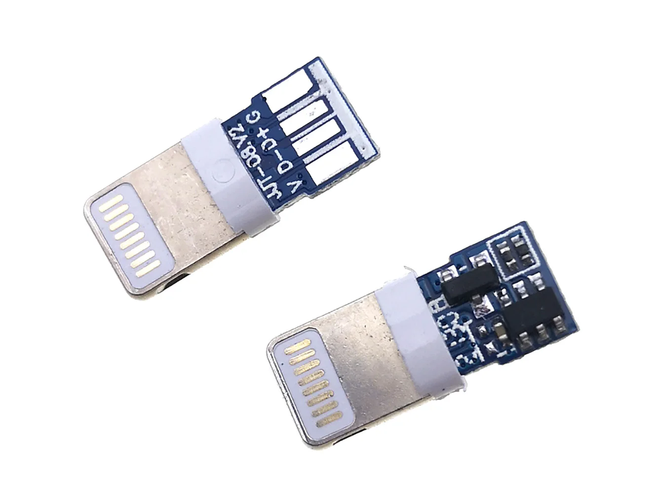 10sets Wire bonding type IOS USB male plug For iphone with chip board connector DIY Charging line plug cable adapter parts