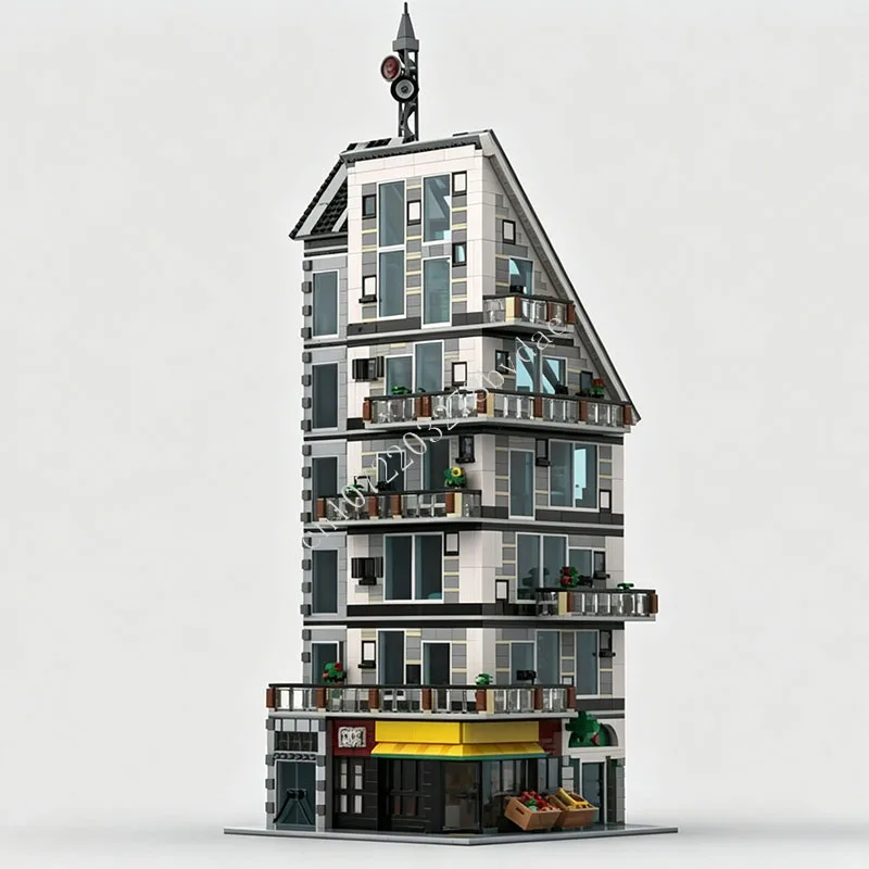 4009 PCS City Modern Skyscraper Modular Apartment Building Blocks Assembly Educational Adults Home Decoration Collection Gift