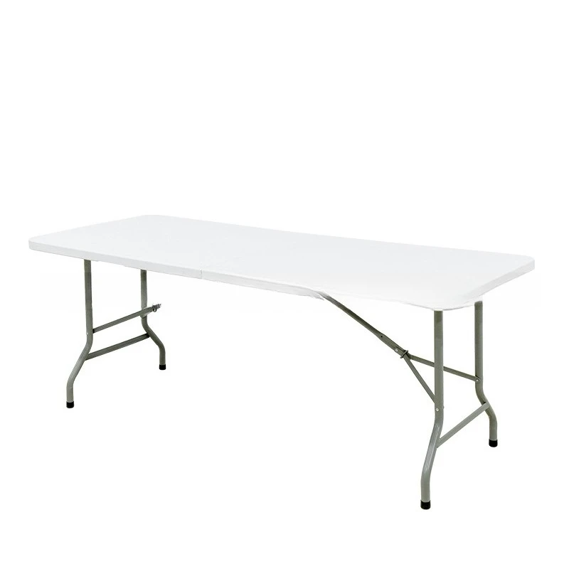 

Z183 Household Simple Foldable Outdoor Business Convenient Dining Table Blowing Plastic Furniture Table Chair 1.8 meters