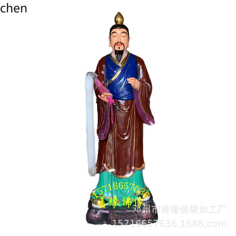 Cz1 seventy-two patriarchs statue resin fiberglass eight bodhisattvas statue painted and gilded