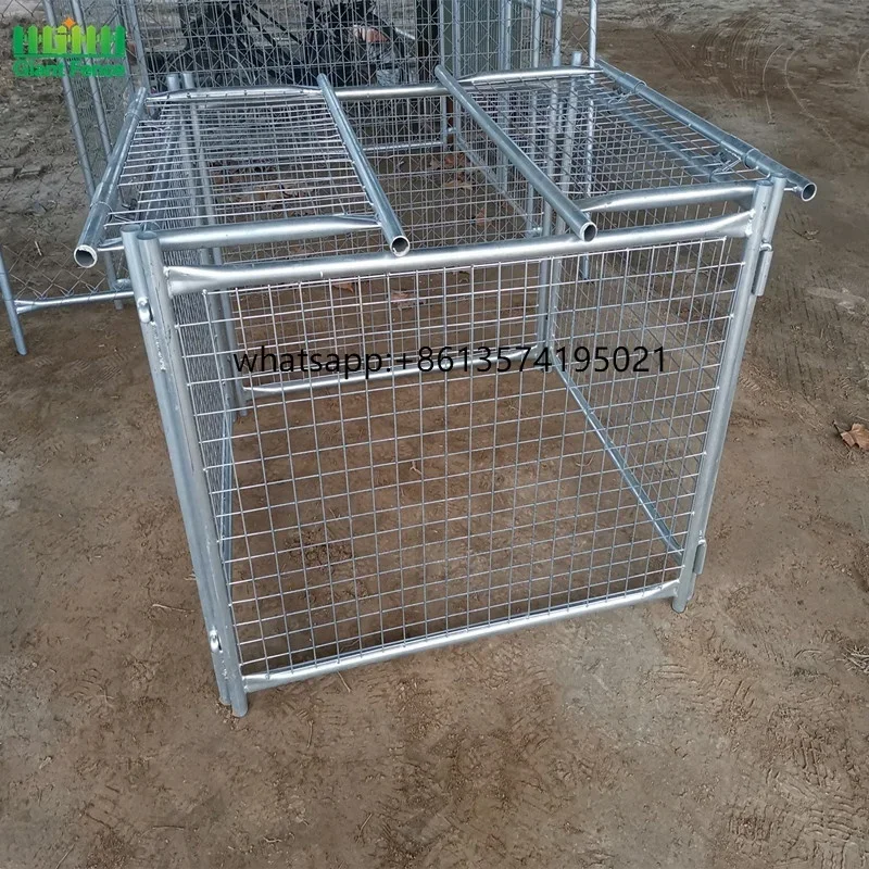 

TdSupplier Priced Waterproof Outdoor Event Temporary Fence Rubbish Cage Removable Mobile Construction Site Gate Iron Security