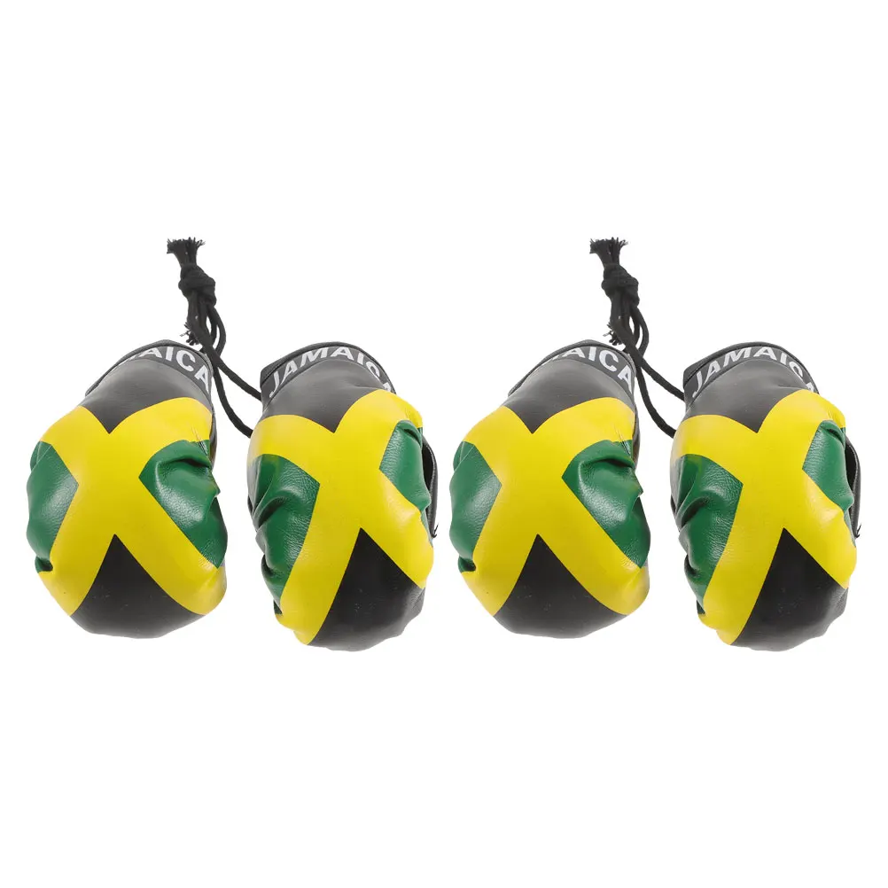 

4 Pcs Glove Pendant 10CM Realistic Christmas Boxing Mitts Decoration Hanging Martial Souvenirs Gifts