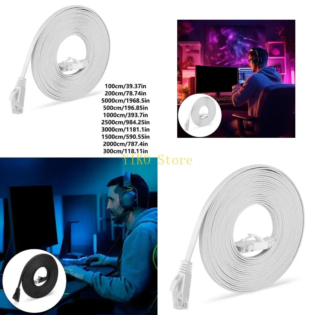 k32c-15m-cat6-ethernet-Кабель-плоский-интернет-кабель-cable-rj45-Ноутбук