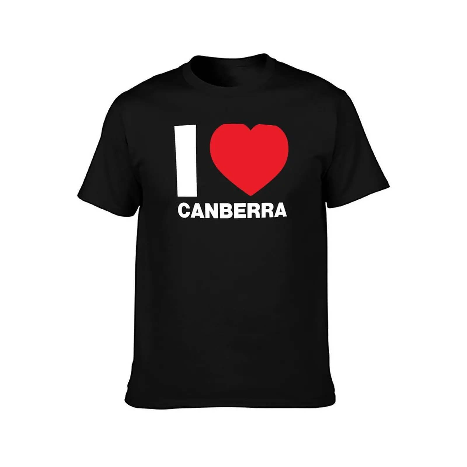 I Love Canberra, Australia T-Shirt All Weather Casual Short Sleeve T-Shirt
