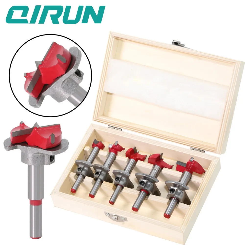 A12 positioning woodworking hole opener set, hard alloy flat wing drill, adjustable reamer