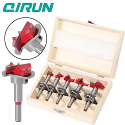 A12 positioning woodworking hole opener set, hard alloy flat wing drill, adjustable reamer