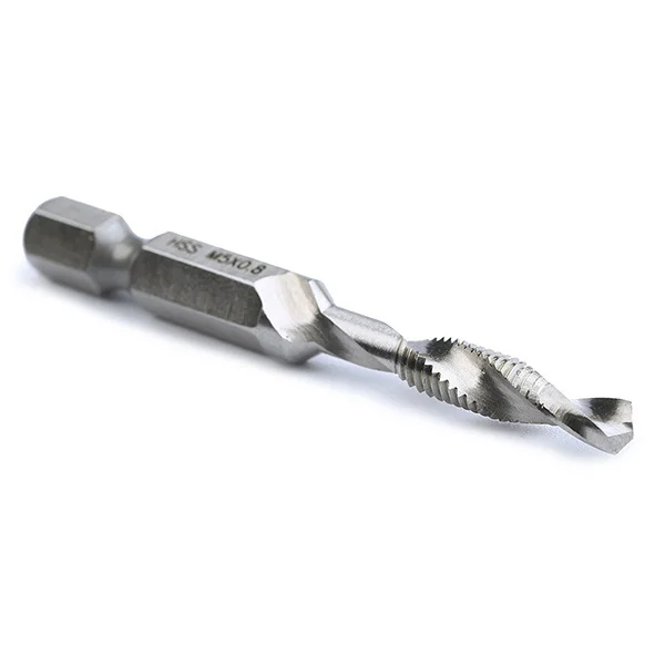 

6Pcs Hss Titanium Nitride Drill Bit Set Rapid Penetration Durable 0.5-1.5mm Titanium Rolled Drill for Wood Steel Plastic