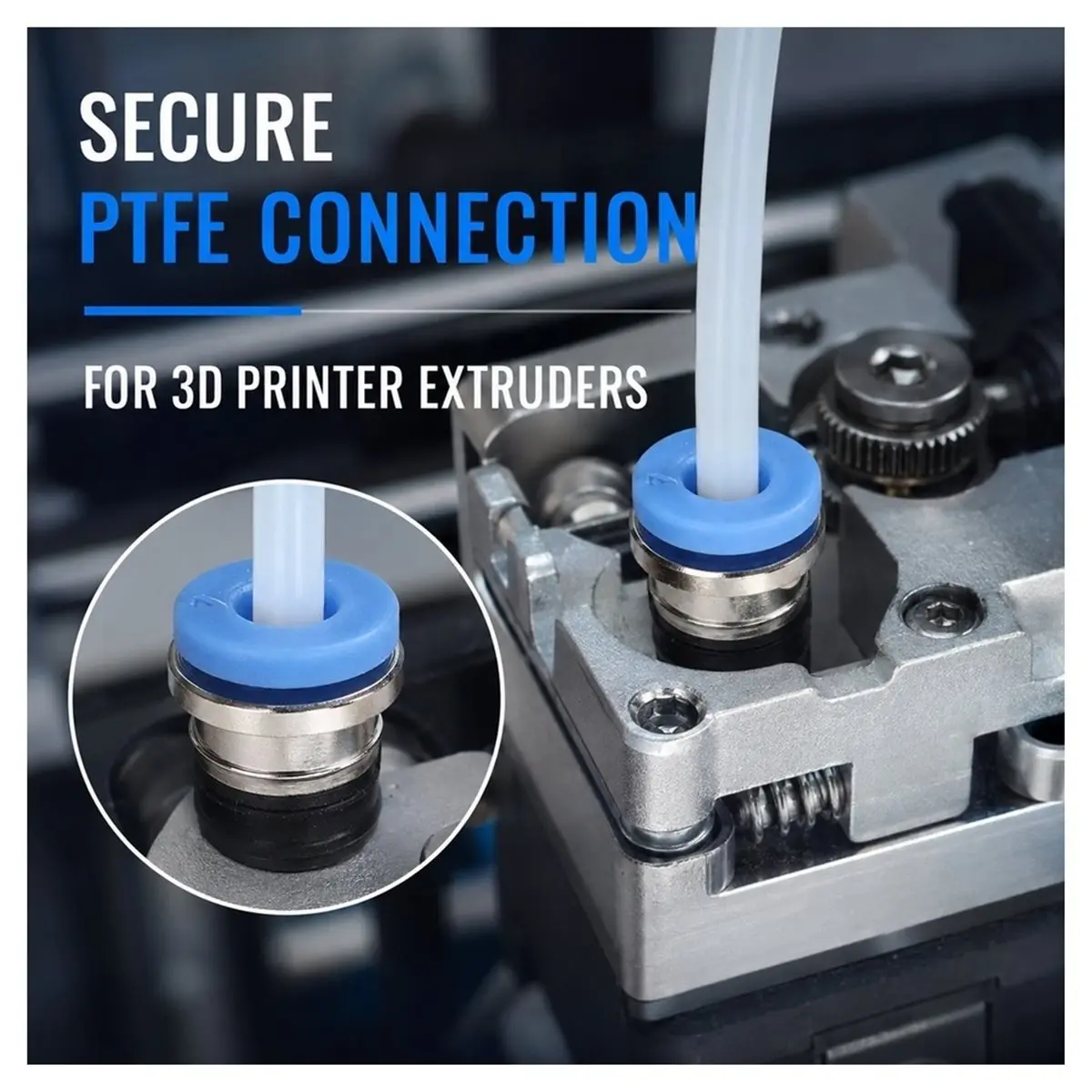 20 PCS PTFE Pneumatic Valve Head ECAS04 High Quality Pneumatic Valve Head for 3D Printer Replacement Parts
