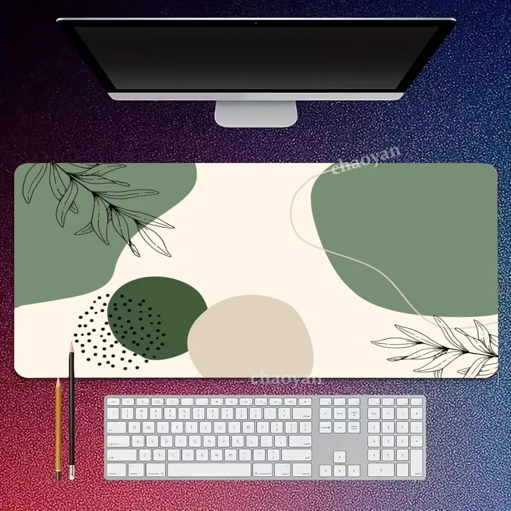 

Flowers Plants Mouse Pad Large Computer Office Game Table Mats XXL Rubber Anti-slip Gaming Keyboard Mousepads Long Desk Pads