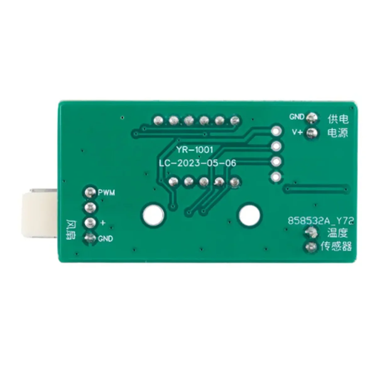 DC 12V PWM Temperature Detector Probe Controller Module 4-Wire Temperature Fan Controller Governor for PC Fan STK IC