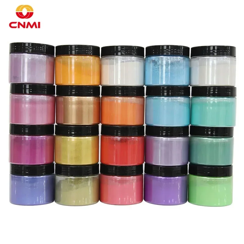 56g/2oz Mica Powder Epoxy Resin Dye Pigment Natural Mica Mineral Colorant Handmade Soap Coloring Pigment for Mail Art/Eyeshadow