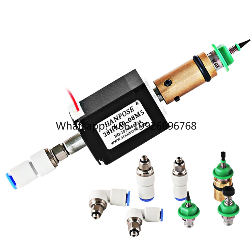 1A 0.12N.m SMT Labeling Machine 28HK40 Suction Nozzle Rotating Vacuum Suction Cup 20 Hollow Stepper Motor Mounting Head Set