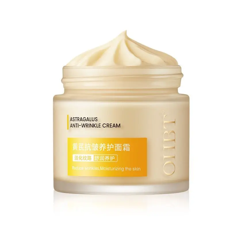 OHBT Astragalus Anti-Wrinkle Face Cream - Hydrating, Moisturizing, Firming, Nourishing, Antioxidant