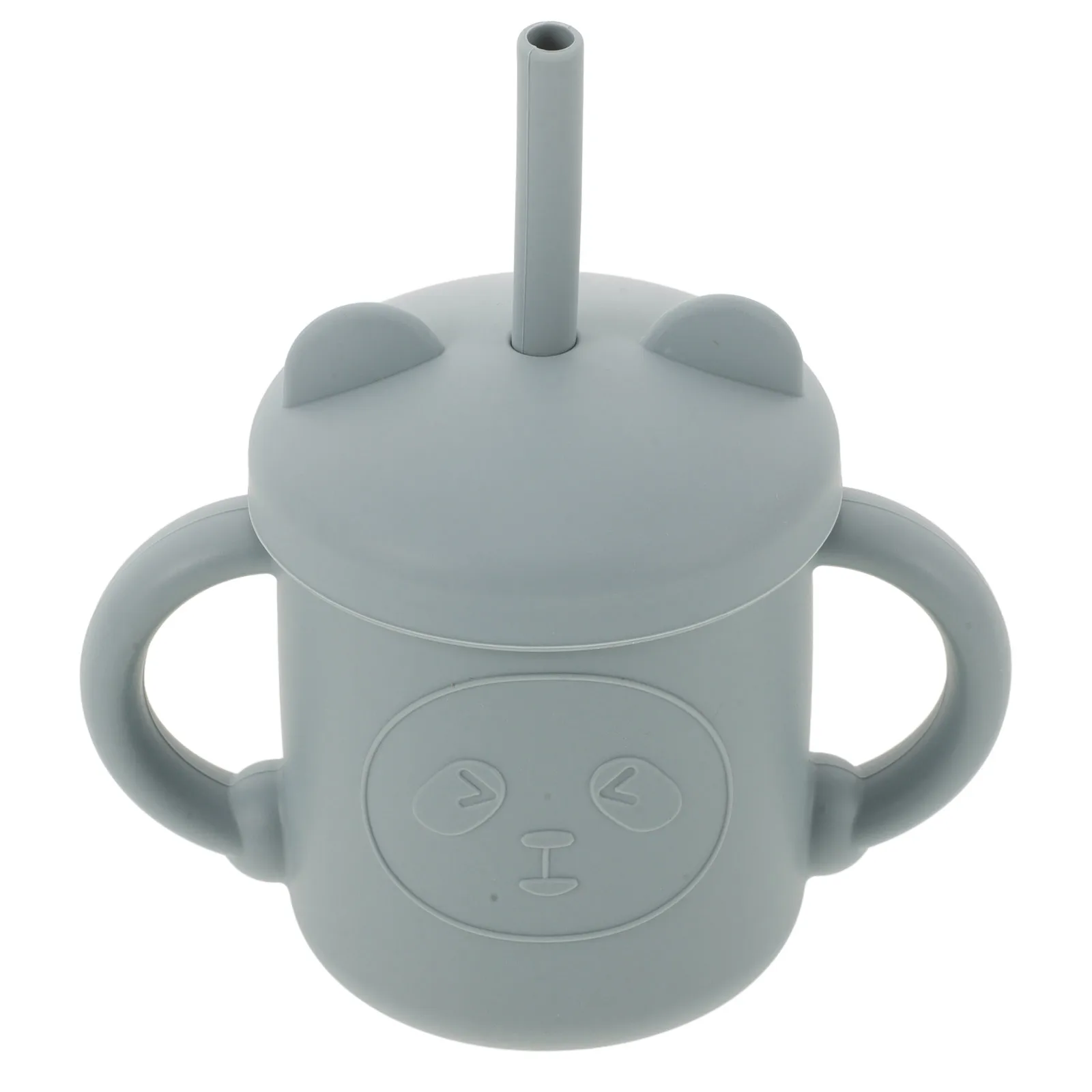 

Silicone Training Cups for Baby Infant Toddler Straw Drinking Water Bottle Anti Spill Lightweight Kids Juice Smoothie
