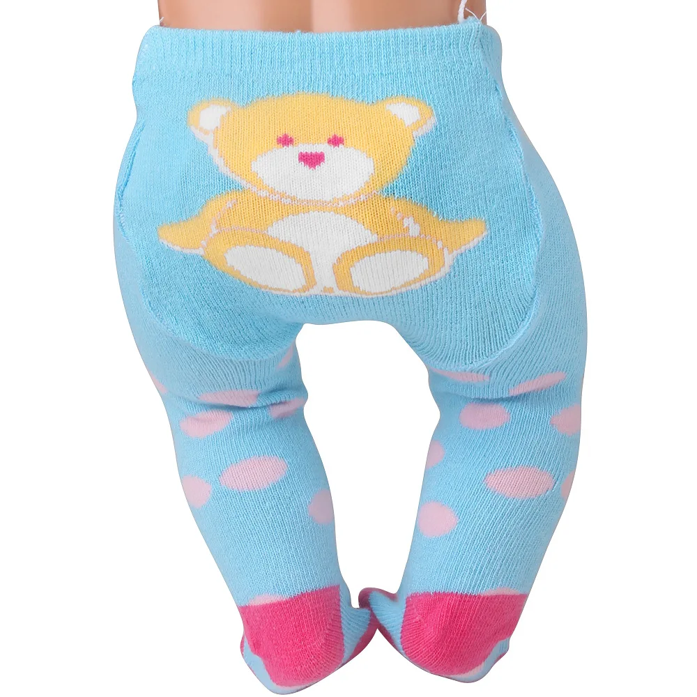 Cropped Pants leggings For 18 Inch American Doll Girl Toy 43 cm Baby New Born Clothes Doll accessories Festival Birthday Gift