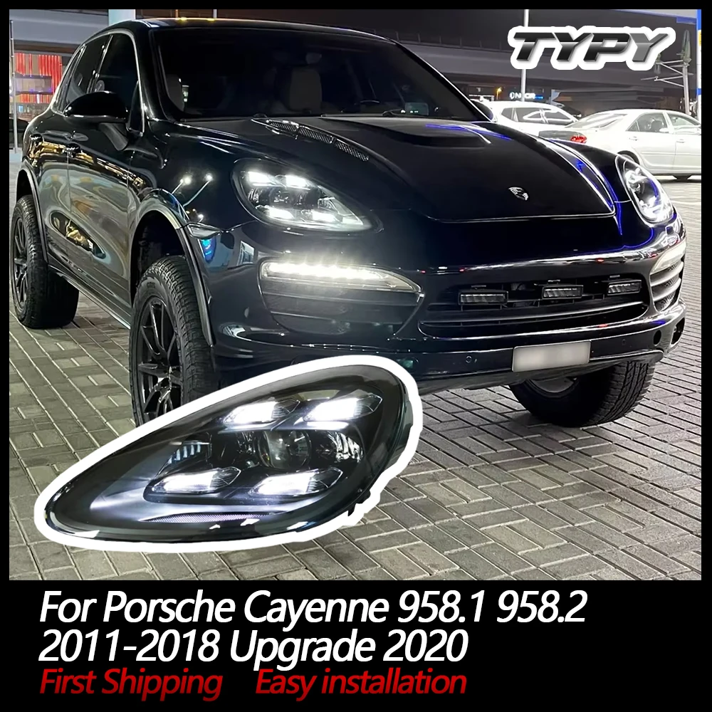 Car Lights LED Head Lamps For Porsche Cayenne 958.1 958.2 2011-2018 Upgrade 2020 Matrix Laser headlights