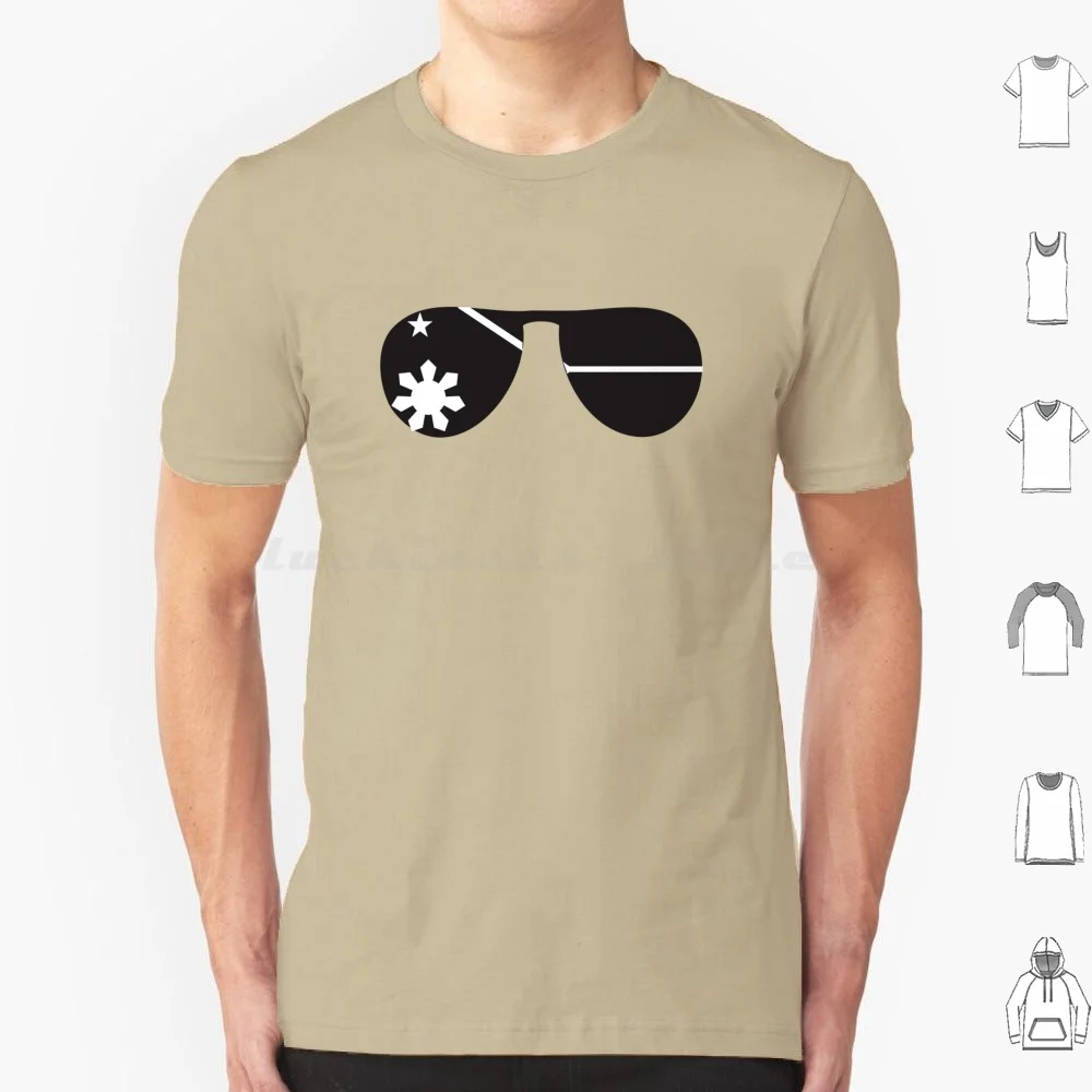 Filipino Sunglasses T Shirt Big Size 100% Cotton Filipino Filipina Pinoy Pinay Philippines Pilipino Streetwear Urbanwear Food