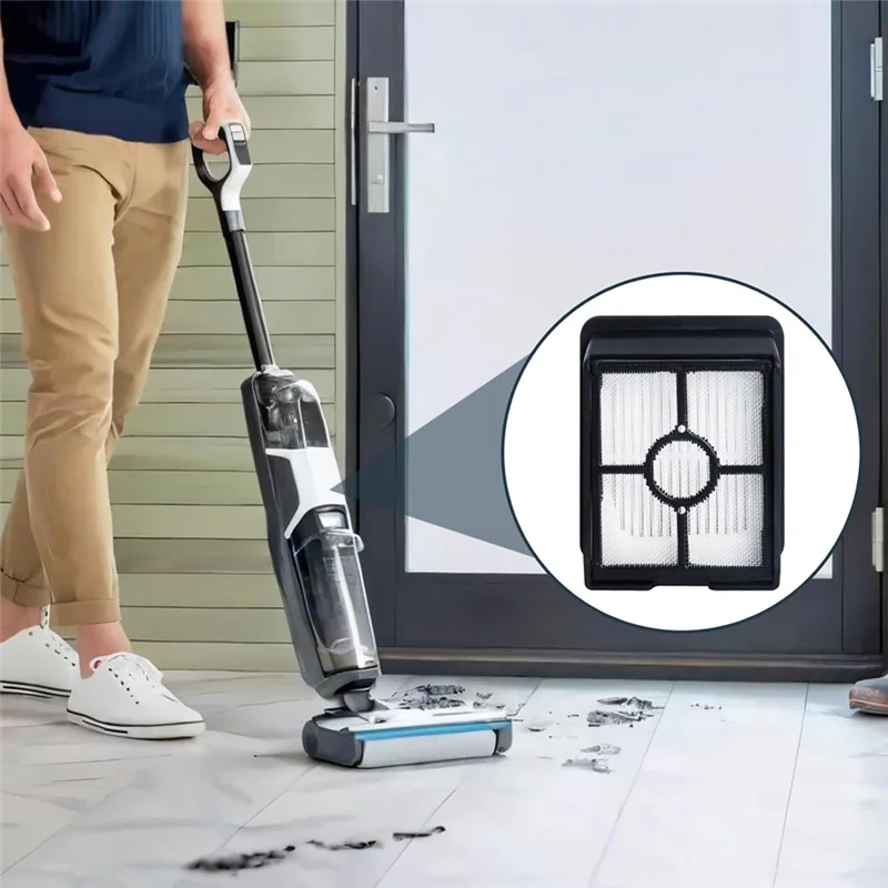 استبدال مرشحات HEPA لبيسيل Crosswave HF3 3598N اللاسلكية الرطب الجاف مكنسة كهربائية الملحقات A62X