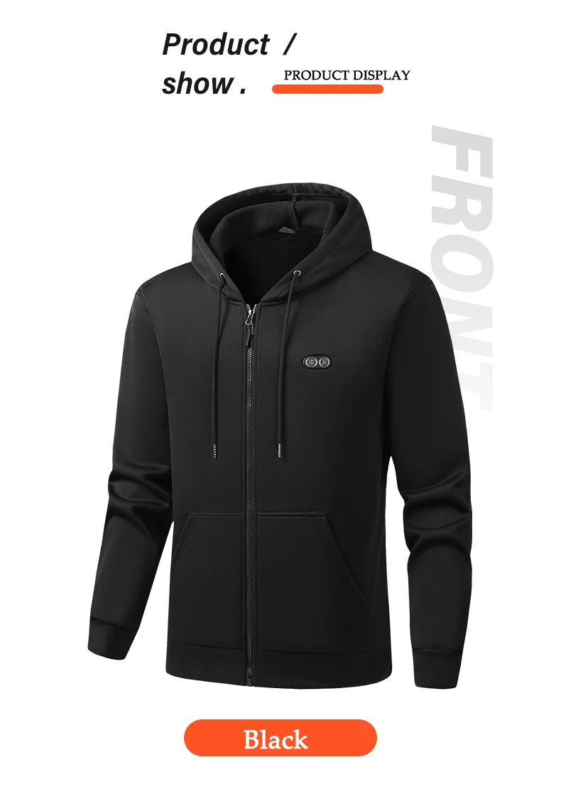 Hoodie Jacket That Will Heat Up Windproof 17 Zones Heated Hoodies Jackets Male Hoodie Winter Warm (Not Included The Power Bank) 15 S86040c0c715d4333aa6782b18a3e92e62
