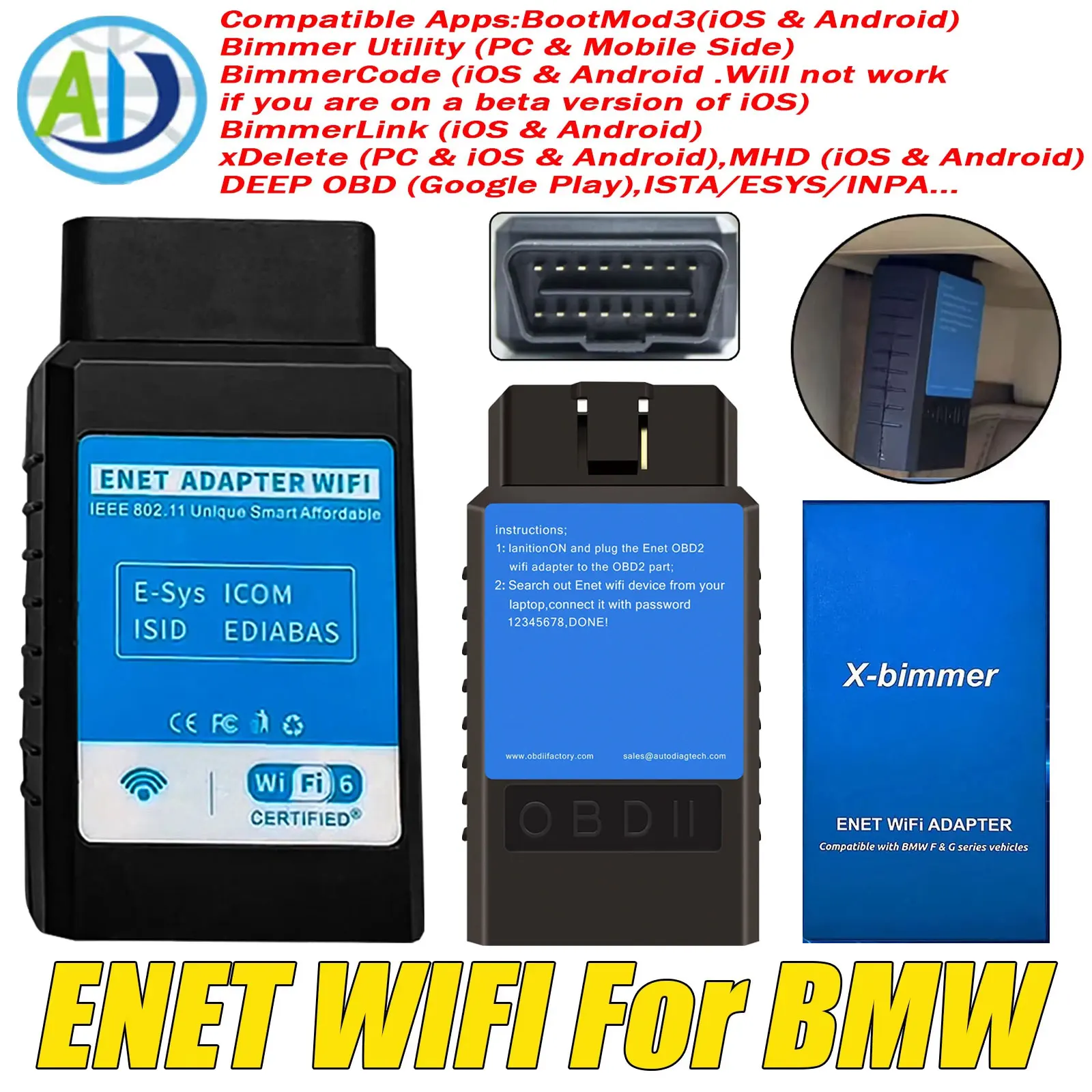 OBD2 Enet Wifi For … - image